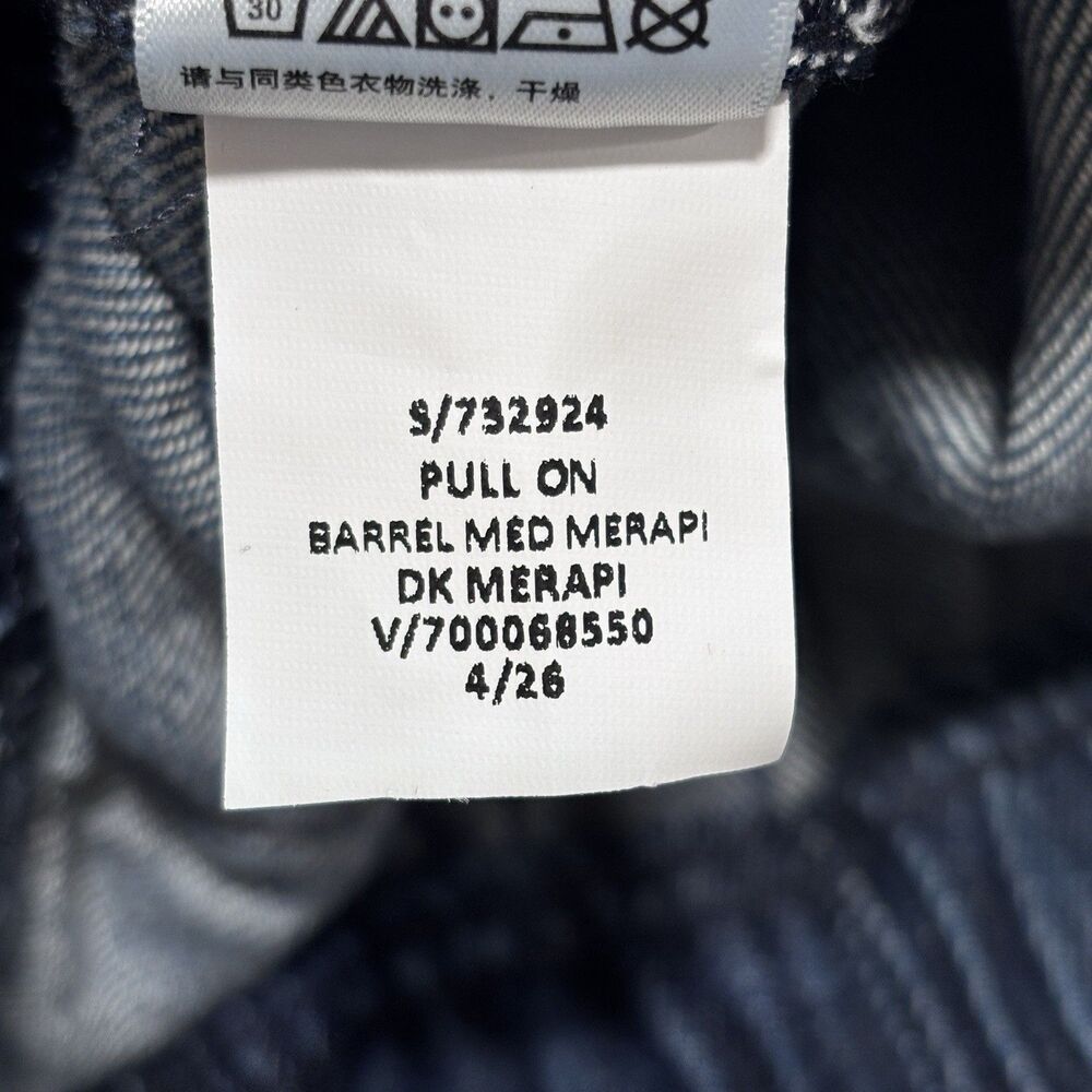 Gap Size Large Short Supersoft Pull On Barrel Jeans Medium Wash NWT - Picture 6 of 6